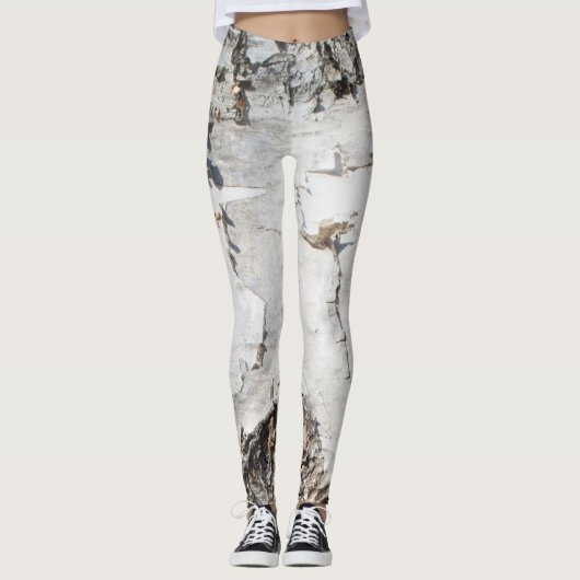 Melkbarstpatroon Leggings (Voorkant)