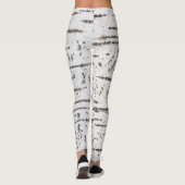 Melkbarstpatroon Leggings (Achterkant)