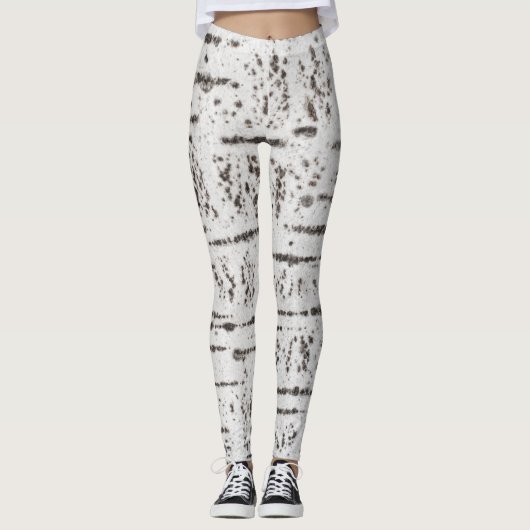 Melkbarstpatroon Leggings (Voorkant)