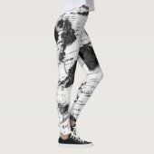 Melkbarstpatroon Leggings (Rechts)
