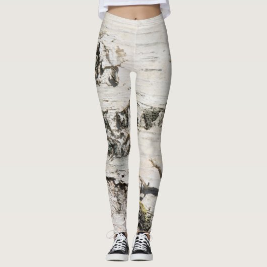 Melkbarstpatroon Leggings (Voorkant)
