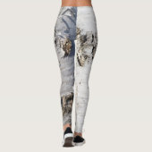 Melkbarstpatroon Leggings (Achterkant)