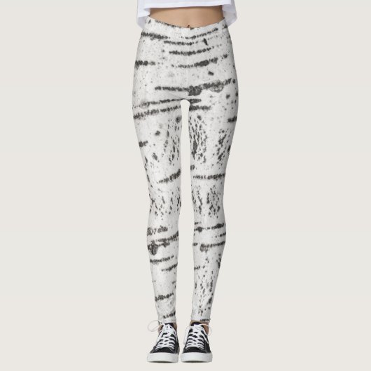 Melkbarstpatroon Leggings (Voorkant)