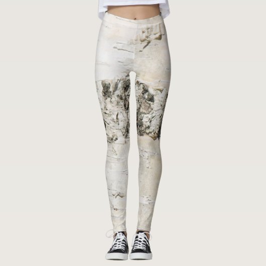 Melkbarstpatroon Leggings (Voorkant)