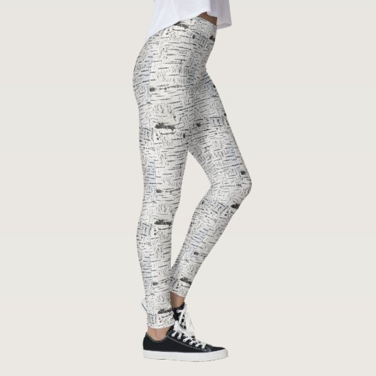 Melkbarstpatroon Leggings (Rechts)