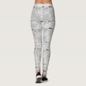 Melkbarstpatroon Leggings (Achterkant)