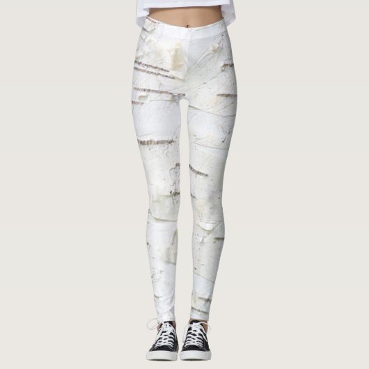 Melkbarstpatroon Leggings (Voorkant)