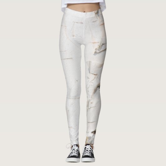 Melkbarstpatroon Leggings (Voorkant)
