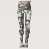 Melkbarstpatroon Leggings (Voorkant)