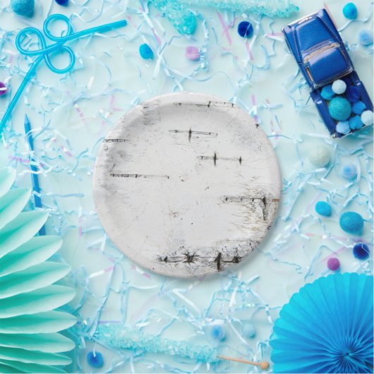 Melkbarstpatroon Papieren Bordje (Feest)