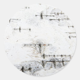 Melkbarstpatroon Ronde Sticker