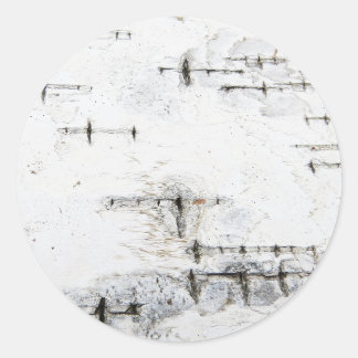 Melkbarstpatroon Ronde Sticker