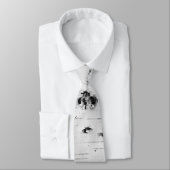 Melkbarstpatroon Stropdas (Gebonden)