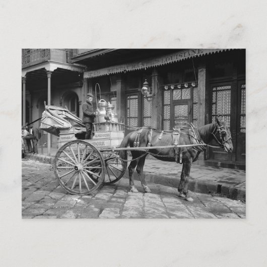 Melkbezorgkar, 1903 briefkaart (Voorkant)