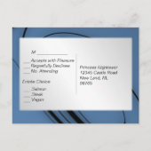 Melkblauw menu RSVP (Achterkant)