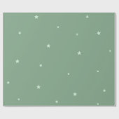 Melkblauw Star-verpakt papier (Vlak)