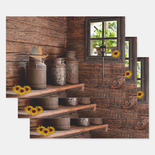 melkblik inpakpapier vel (Set)