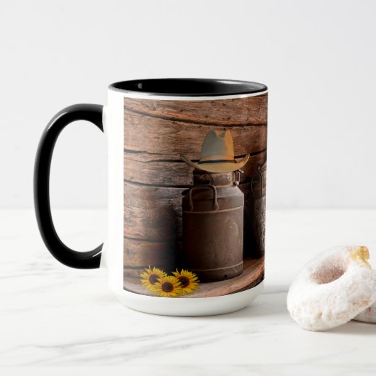 melkblik mok (Met donut)