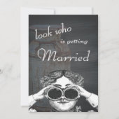 Melkblikken  Metaal Rustisch Antiek Monogram Kaart (Voorkant)