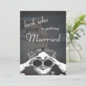 Melkblikken  Metaal Rustisch Antiek Monogram Kaart (Staand voorkant)