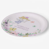 Melkbloem Tuin Elke keer Lila gelegenheid Papieren Bordje (Gekanteld)