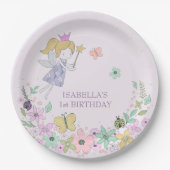 Melkbloem Tuin Elke keer Lila gelegenheid Papieren Bordje (Voorkant)