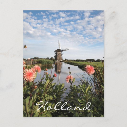Melkbloemen en roze melkbloemen in Nederland Briefkaart (Voorkant)