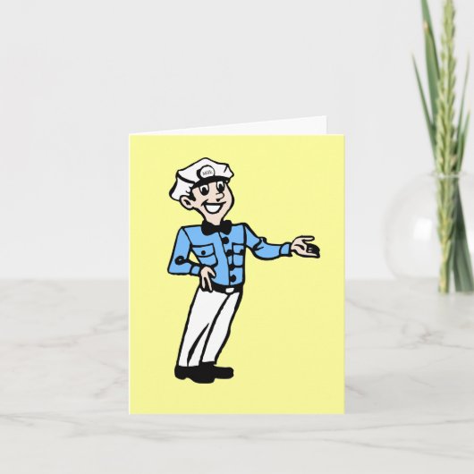 melkboer-Wenskaart Kaart (Voorkant)