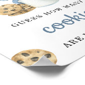 Melkboog - Hoeveel koekjes zitten er in de pot Poster (Hoek)