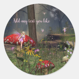 Melkbostickers Ronde Sticker
