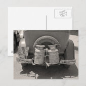 Melkbussen, 1939 briefkaart (Voorkant / Achterkant)