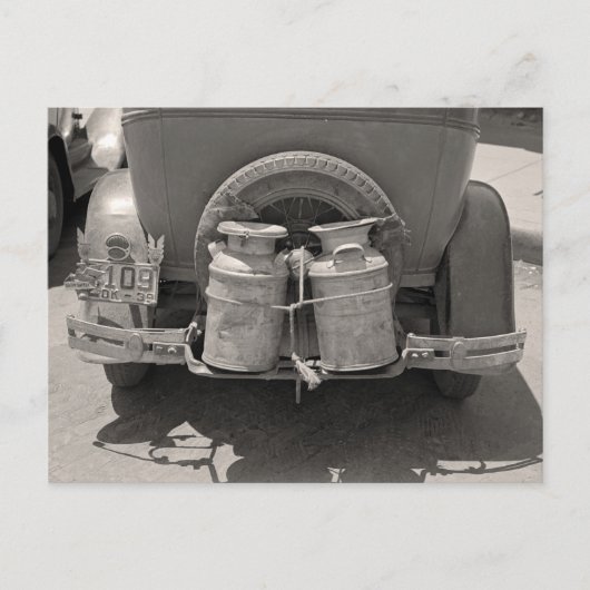 Melkbussen, 1939 briefkaart (Voorkant)