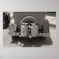 Melkbussen, 1939. Oude foto