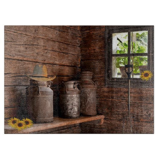  melkbussen snijplank (Voorkant)