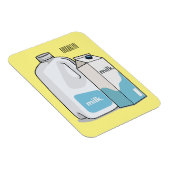 Melkcarton illustratie magneet (Rechterzijde)