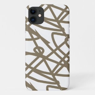 Melkchocolade Abstract Art iPhone 11 Hoesje
