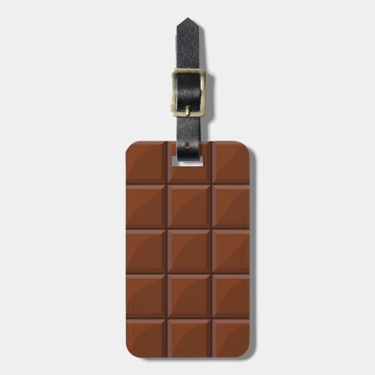 Melkchocolade Bagagelabel (Voorkant verticaal)