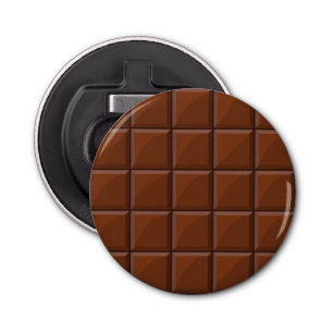 Melkchocolade Button Flesopener