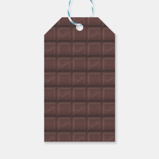 Melkchocolade Cadeaulabel (Voorkant)