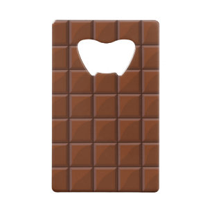 Melkchocolade Creditkaart Flessenopener