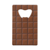 Melkchocolade Creditkaart Flessenopener (Achterkant)