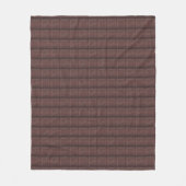 Melkchocolade Fleece Deken (Voorkant)