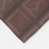 Melkchocolade Fleece Deken (Hoek)