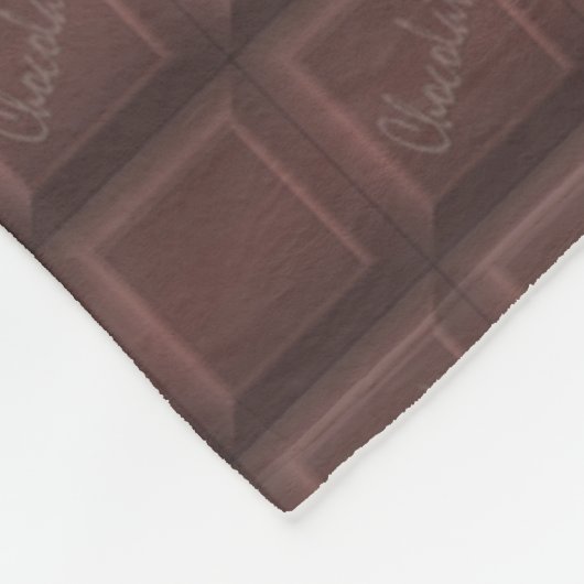 Melkchocolade Fleece Deken (Hoek)