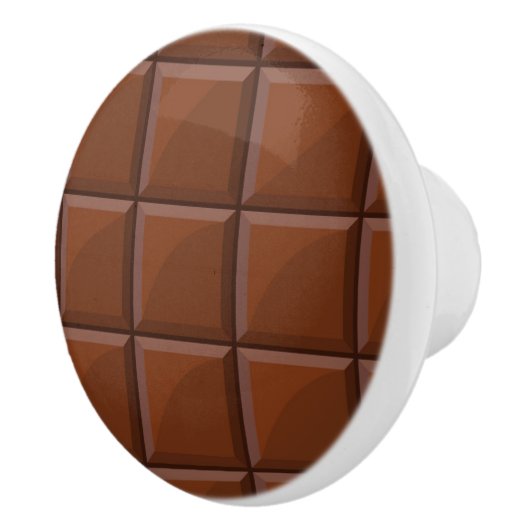 Melkchocolade Keramische Knop (Rechts)