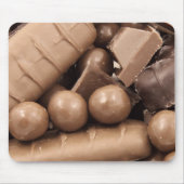 Melkchocolade Mousepad Muismat (Voorkant)