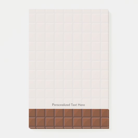 Melkchocolade Post-it® Notes (Voorkant)