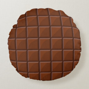 Melkchocolade Rond Kussen