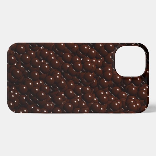 Melkchocolade-Snoep bedekt Camo iPhone Case iPhone Hoesje (Achterkant horizontaal)