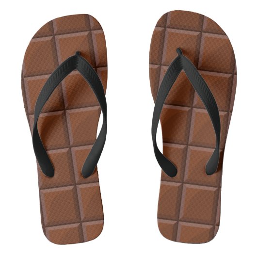 Melkchocolade Teenslippers (Voetbed)
